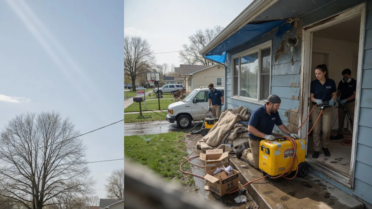 Basement Flood Cleanup in Foxboro, WI near me